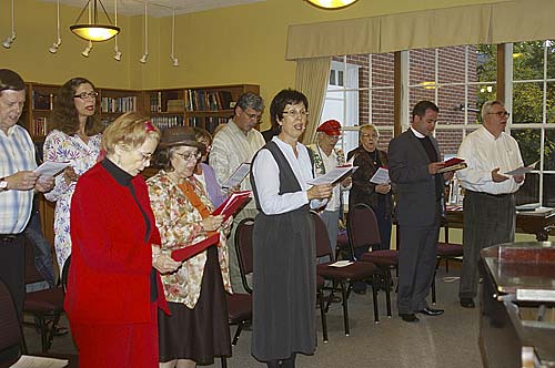 Christ The King Anglican Church, Toronto:  First service of Evening Prayer 