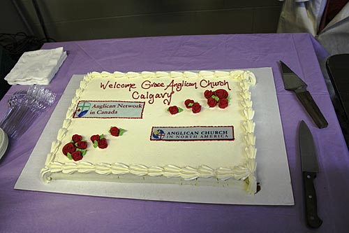 Grace Anglican (Calgary) celebrates its new name with Bishop Don Harvey
