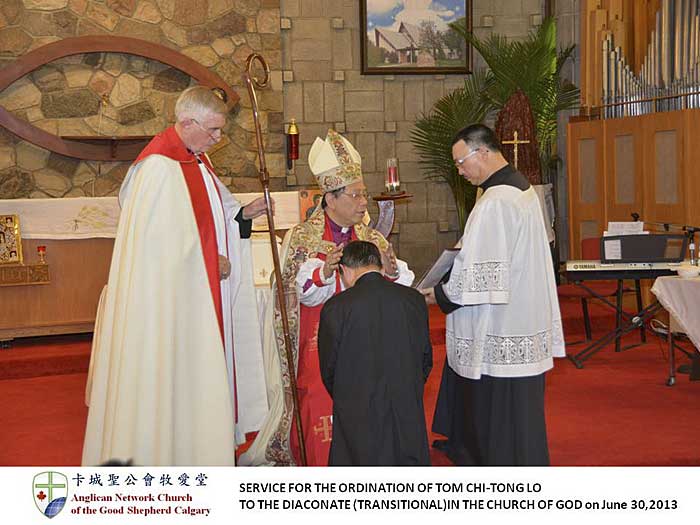 Ordination of the Rev Tom Lo to the diaconate