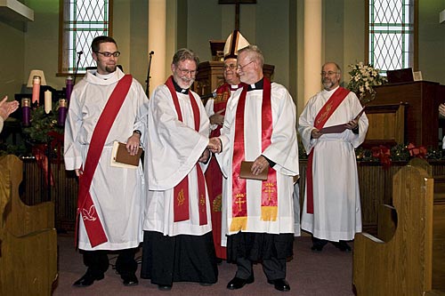 Ordination of the Revs Keith Stodart and Peter Parent to the priesthood and the Rev Scott Walker as deacon