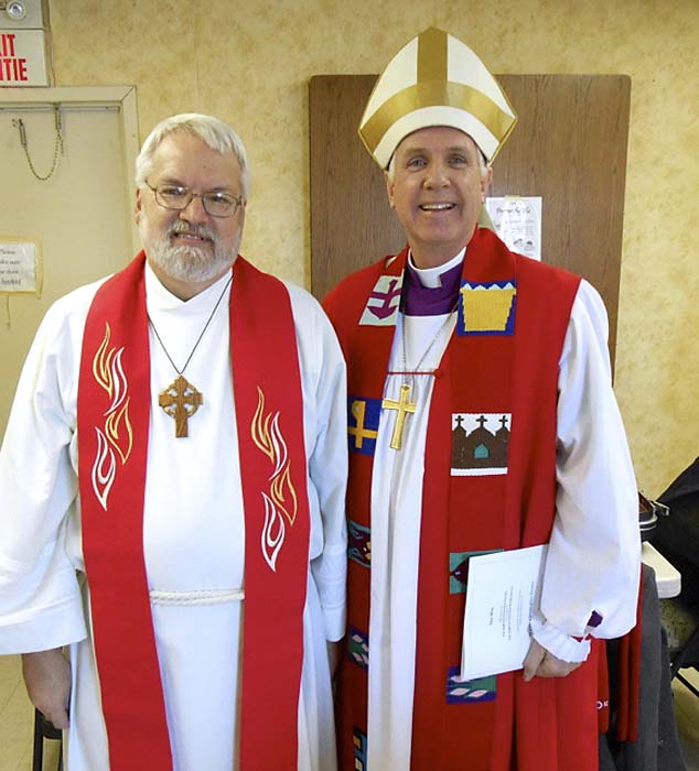 The Rev Marty Fraser ordained a priest