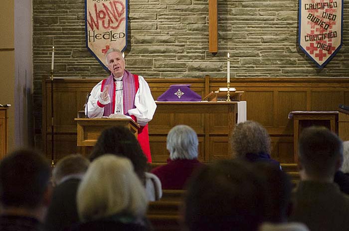 Bishop Charlie Masters speaks at Trinity School for Ministry in Ambridge, PA