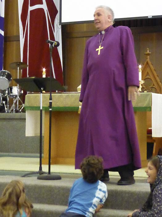 Bishop Charlie holds a special evangelistic children's event in Vancouve