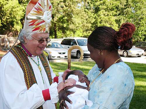 Bishop Donald Harvey formally launches St John's Sudanese