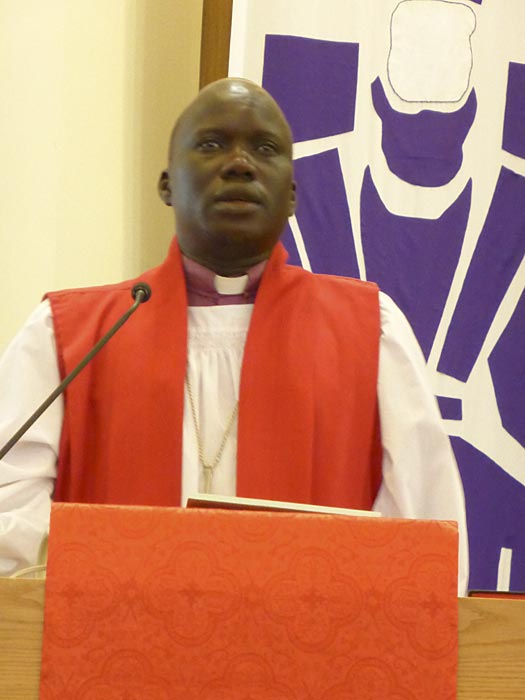 Service to welcome Bishop Abraham Yel Nhiel (Diocese of Awiel, South Sudan)